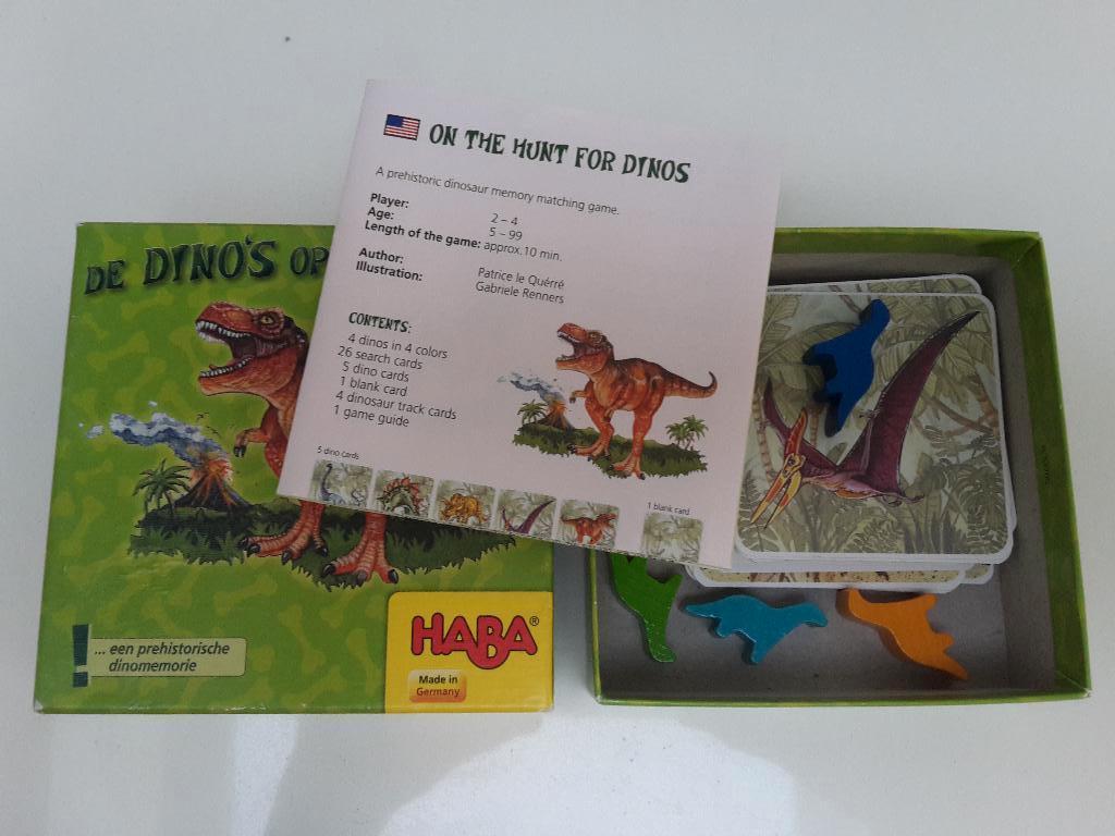 Haba spel De dino’s op het spoor, 2-4 spelers, 5+, als nieuw, Ophalen of Verzenden, Nieuw, HABA
