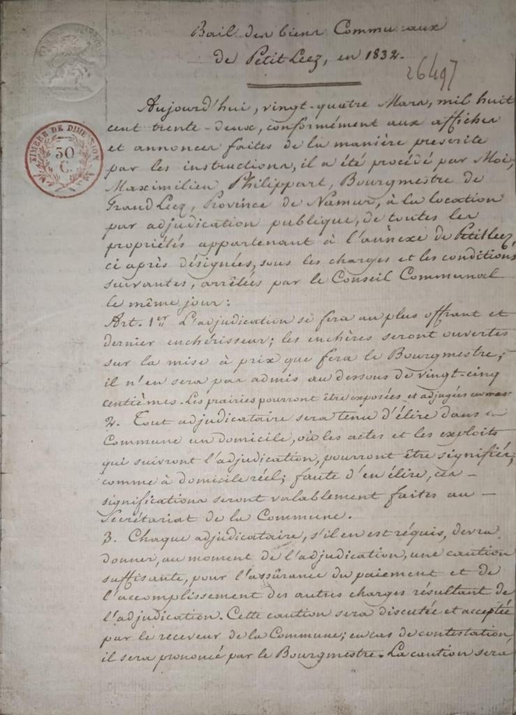 CHERCHE A DONNER anciens documents, Enlèvement, Utilisé