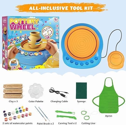 Tour de poterie pour enfants | LIVRAISON GRATUITE, Neuf, -, -, TINGING YULI