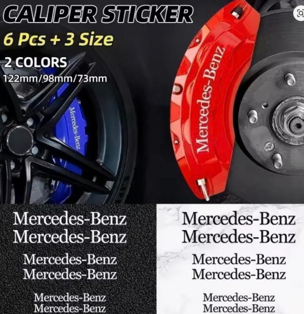 Autocollants pour étriers de frein Mercedes 6X , noou blanc, Enlèvement ou Envoi