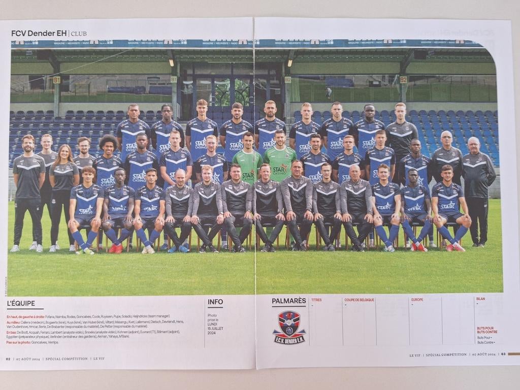 FCV Dender, Ophalen, Zo goed als nieuw