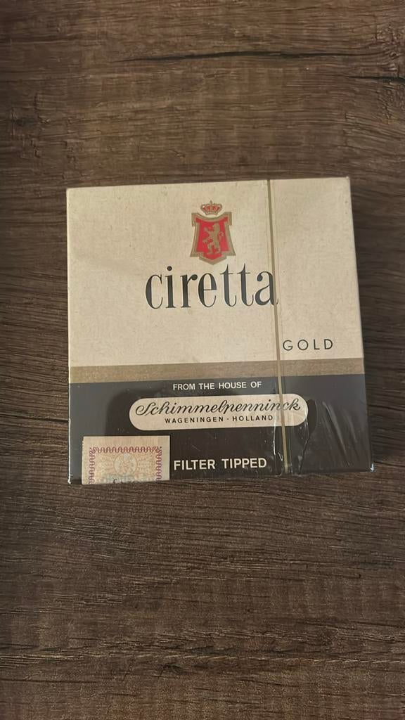 Objet rare de collection – Ciretta Gold – Made in Holland, Enlèvement ou Envoi, Comme neuf