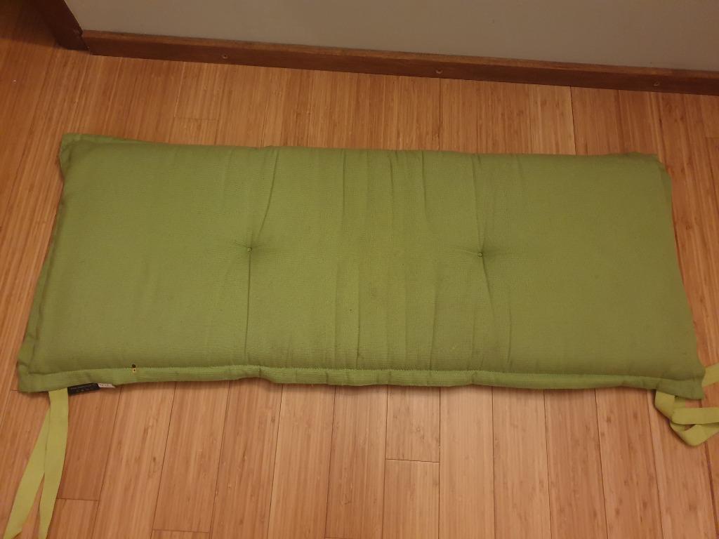 Coussin de canapé 120 x 48 cm, Maison & Meubles, Accessoires pour la Maison | Coussins, Enlèvement, Utilisé, Vert, Rectangulaire