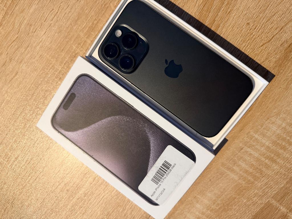 iPhone 15 Pro 265 Go, Télécoms, Téléphonie mobile | Apple iPhone, 256 GB, IPhone 15, Enlèvement ou Envoi, Comme neuf