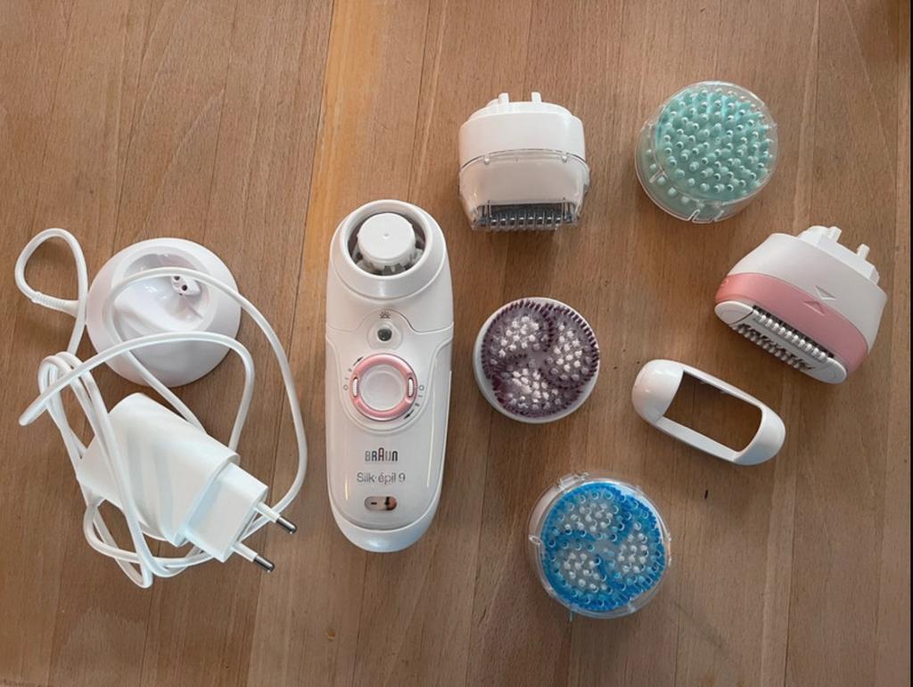 Braun Silk Épil 9 (corps et visage), Electroménager, Équipement de Soins personnels, Utilisé, Enlèvement ou Envoi