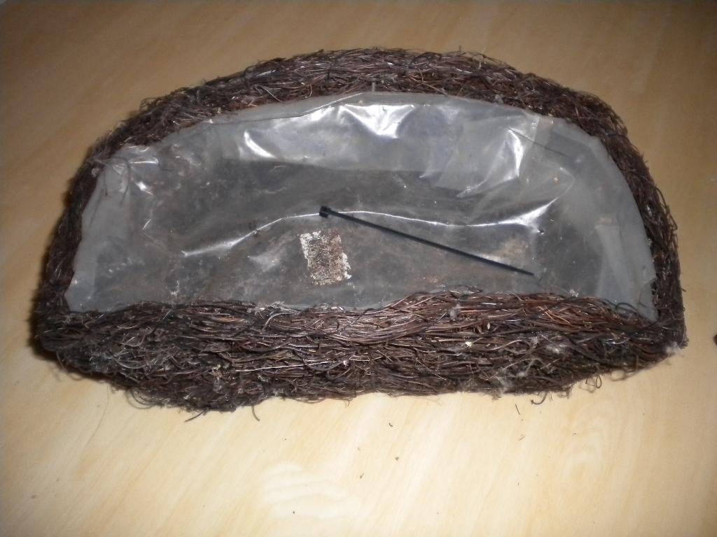 Bloemen - / plantenmand in 't riet, Maison & Meubles, Accessoires pour la Maison | Plataux & Paniers, Panier, Osier, Enlèvement