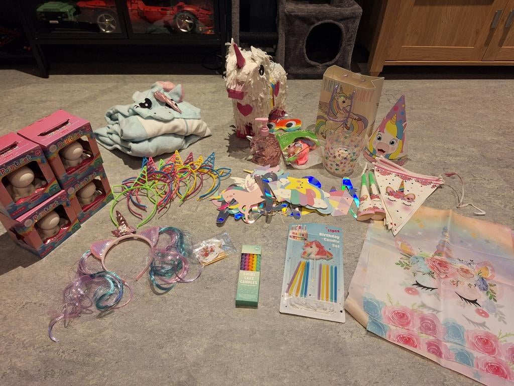 Unicorn / eenhoorn feestversiering, Ophalen, Versiering