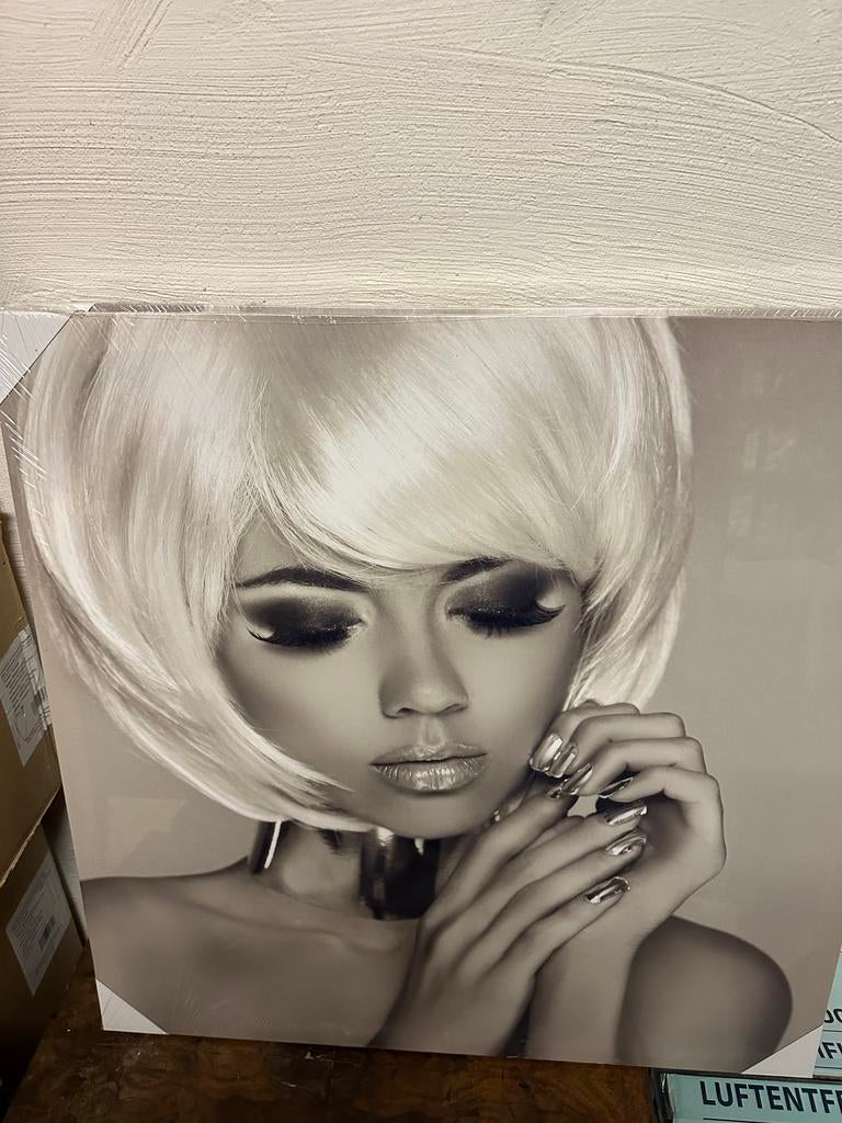 Triple cadre peinture moderne 60cm, Antiquités & Art, Enlèvement ou Envoi