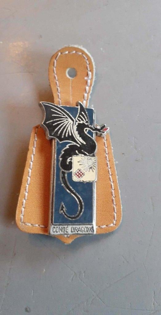 pucelle francaise 2eme regiment dragons, Collections, Objets militaires | Général, Enlèvement ou Envoi, Armée de terre, Emblème ou Badge