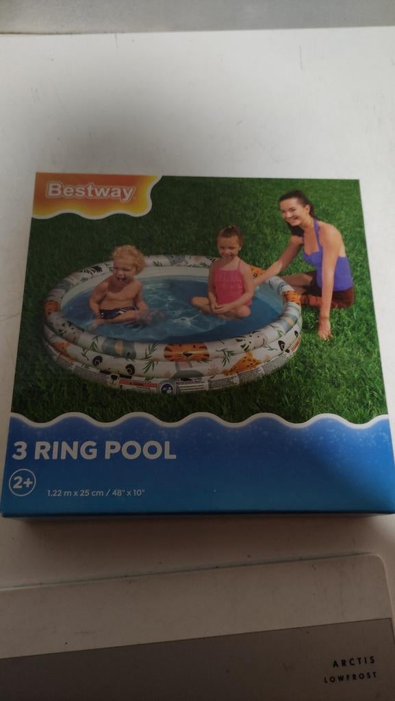 Nieuw in doos bestway zwembad, Tuin en Terras, Zwembaden, Minder dan 80 cm, Opblaaszwembad, Rond, Nieuw