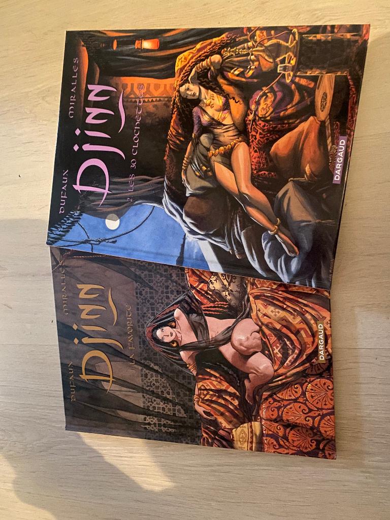 Lot de 2 BD Djinn, Livres, Plusieurs BD, Comme neuf, Enlèvement ou Envoi, Dufaux / Miralles