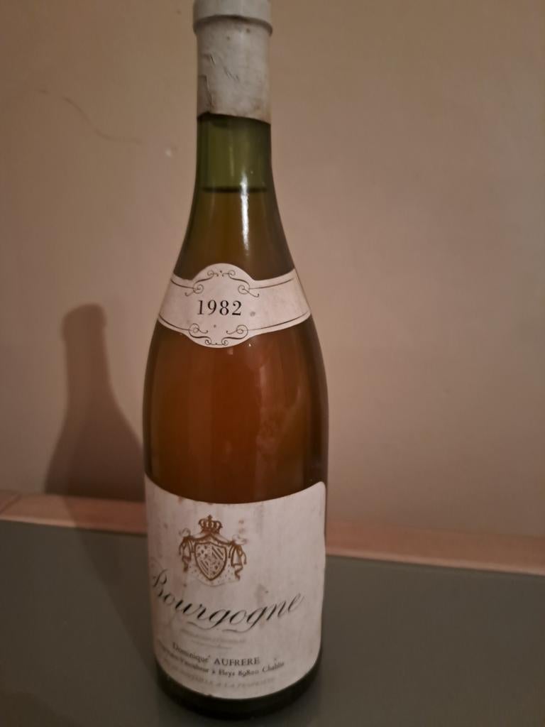 Bourgogne 1982 - Dominique Aufrere - Fleys Chablis, Enlèvement ou Envoi, Vin blanc