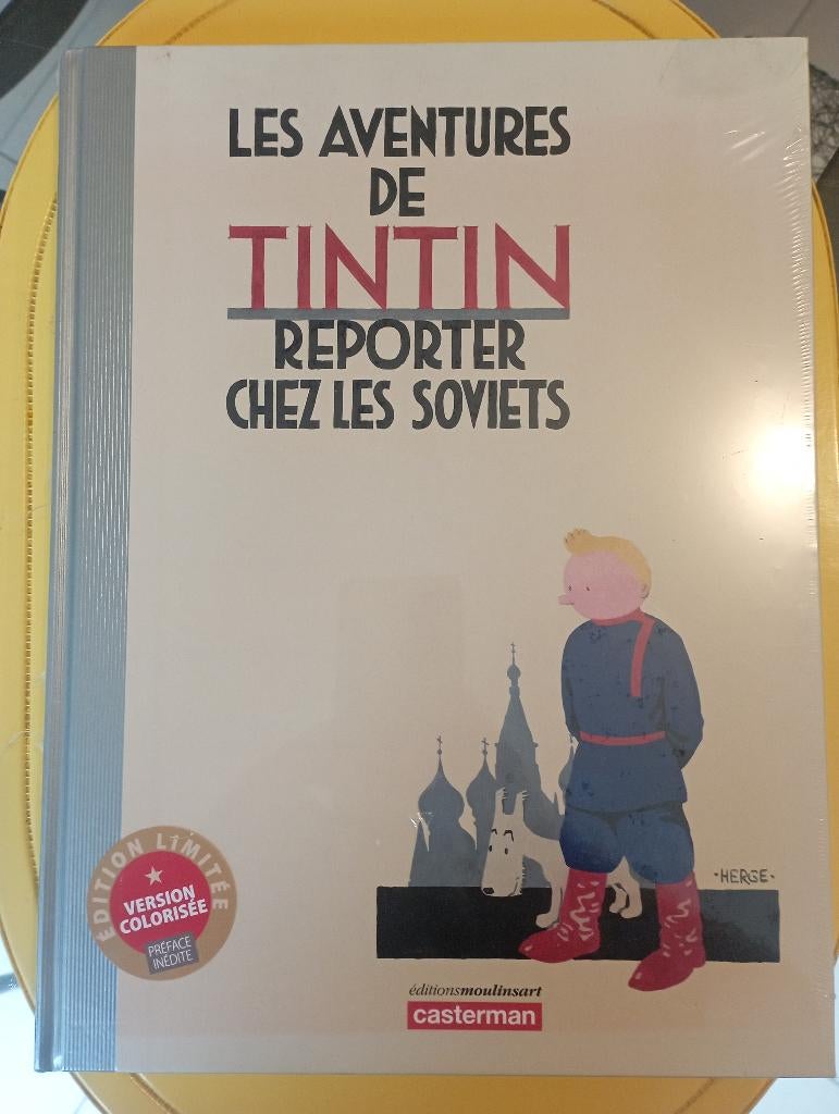 Album Tintin soviets édition limitée 20000 ex neuf, Envoi, Neuf, Autres types