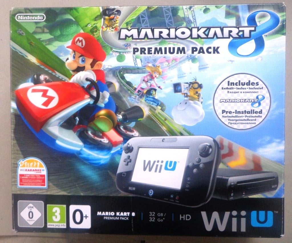 Wii U Mario Kart 8 Premium Pack compleet in doos, Consoles de jeu & Jeux vidéo, Enlèvement ou Envoi, Comme neuf