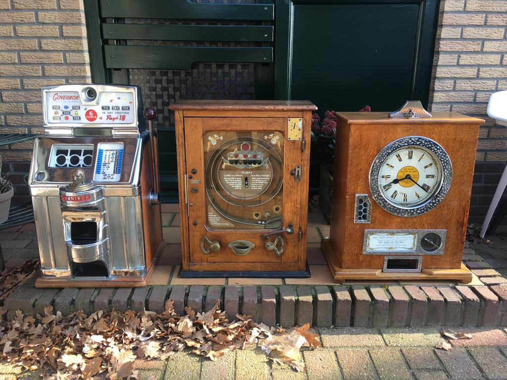 GEZOCHT OUDE GOKKAST SPEELKAST AUTOMAAT SCHIETKAST JACKPOT, Verzamelen, Ophalen