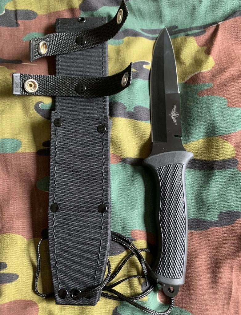 Poignard de commando (logo Regt gravé au laser), Collections, Envoi, Armée de terre, Couteau ou Poignard