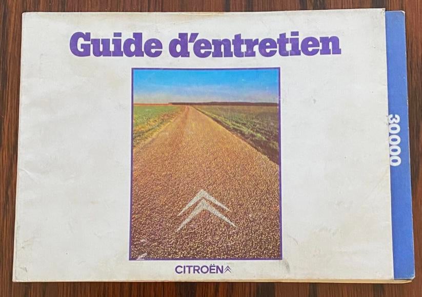 Guide d'entretien/Certificat de conformité Dyane6 /Mai 1980, Envoi