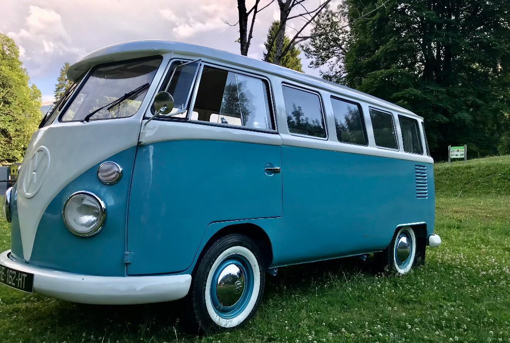 Volkswagen Combi, Auto's, 4 cilinders, Blauw, 9 zetels, Elektrisch