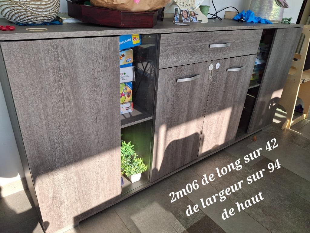 Buffet et vitrine 250€, Maison & Meubles, Armoires | Buffets, Enlèvement