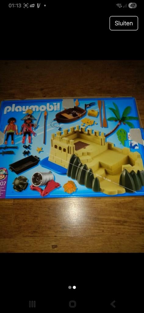 Playmobil île aux pirates, Enlèvement ou Envoi, Comme neuf