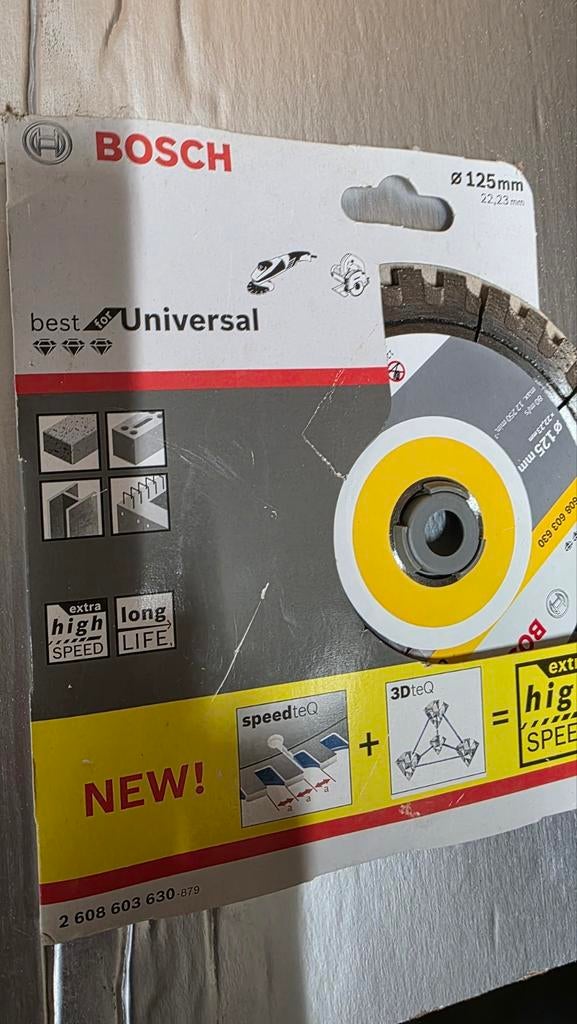 bosch professioneel 125mm, Doe-het-zelf en Bouw, Tegels, Verzenden