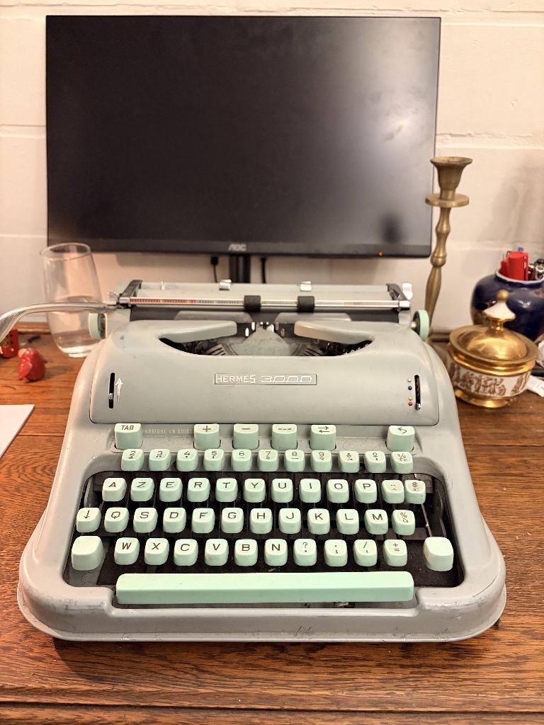 Hermes 3000 typemachine, Diversen, Typemachines, Ophalen of Verzenden, Gebruikt