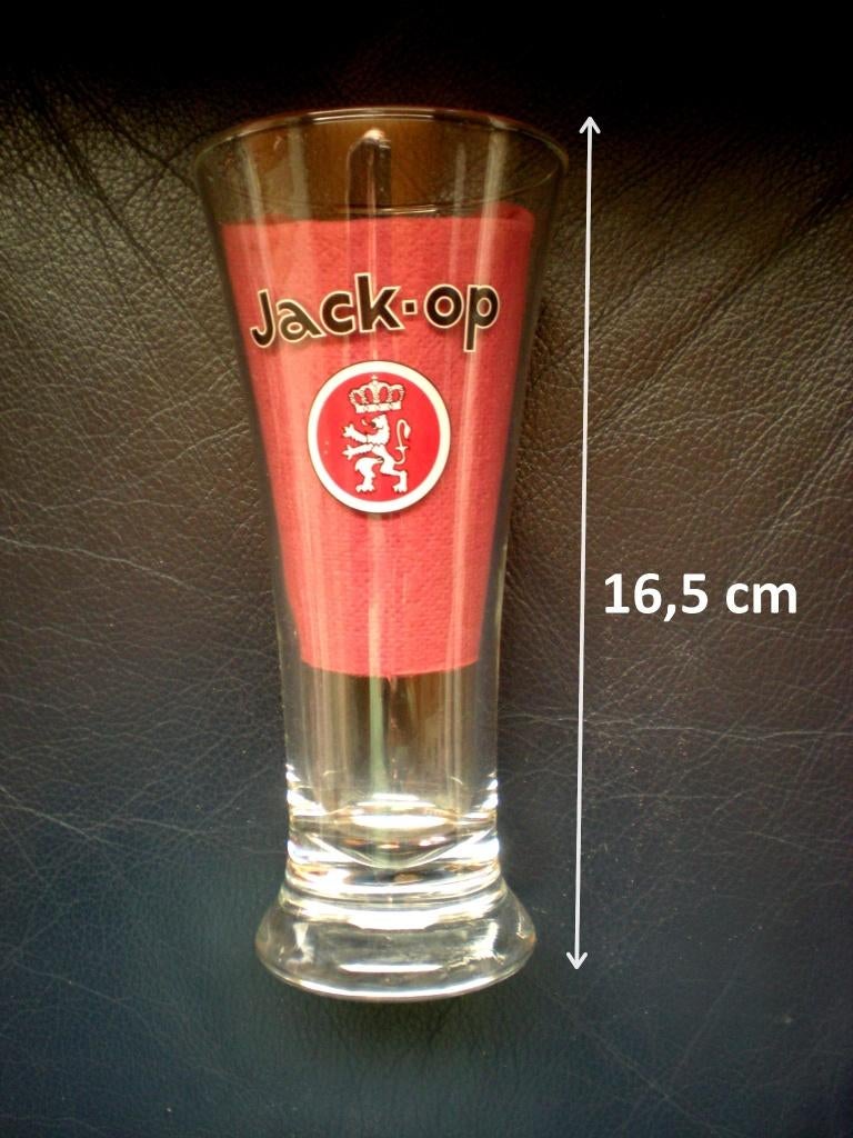 Jack-Op, Verzamelen, Biermerken, Ophalen of Verzenden, Zo goed als nieuw, Glas of Glazen