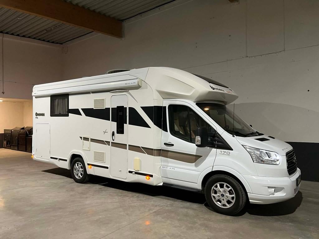 Mobilhome Benimar slechts 9726 km!, Caravans en Kamperen, Mobilhomes, Particulier, tot en met 4, Half-integraal, Benimar, Ford