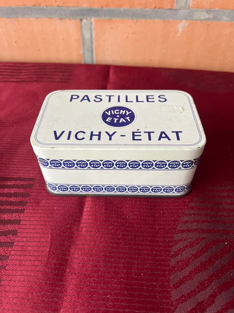 Blikkendoos vichy pastilles, Collections, Enlèvement ou Envoi, Utilisé