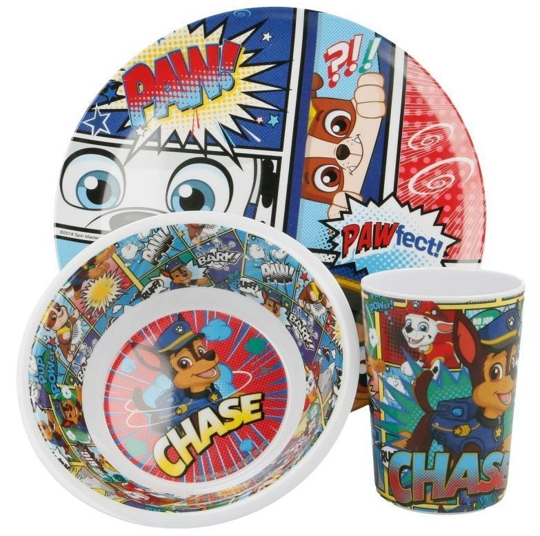 Paw Patrol Kinderservies - Melamine Eetsetje - 3 Delig, Ophalen of Verzenden, Nieuw
