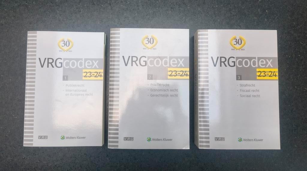 VRG codex 2023-2024, Boeken, Ophalen of Verzenden, Zo goed als nieuw, Hogeschool