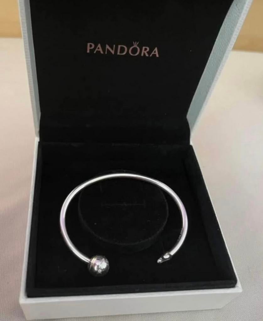 Pandora - armband met armband, Handtassen en Accessoires, Ophalen, Nieuw, Zilver, Zilver