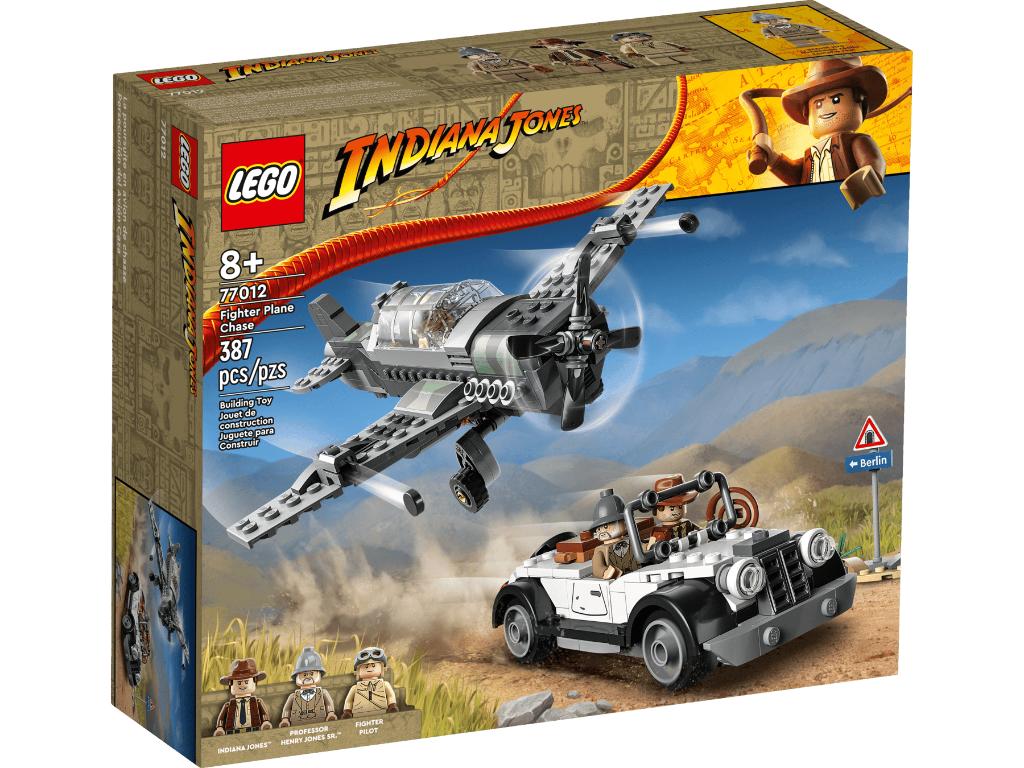 LEGO 77012 Fighter Plane Chase - Indiana Jones, Ophalen of Verzenden, Nieuw, Complete set, Lego