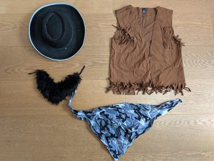 déguisement garçon cow-boy - taille 128-140, Enfants & Bébés, Enlèvement, Utilisé, Garçon