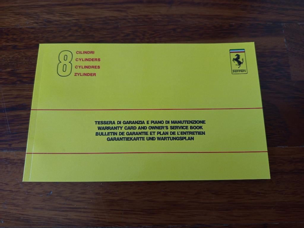 Manuel d'entretien Ferrari 328, Autos : Pièces & Accessoires, Envoi, Neuf, Ferrari