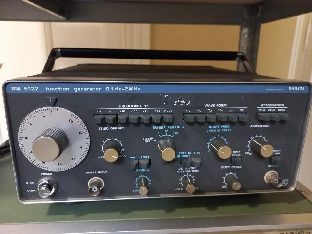 PM 1532 function generator 0.1 Hz - 2 MHz, Ophalen