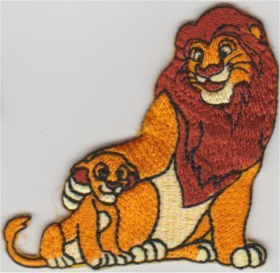 The Lion King stoffen opstrijk patch embleem, Verzamelen, Kleding en Patronen, Verzenden, Nieuw