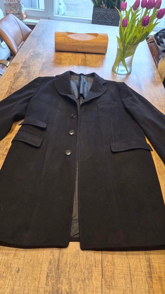 Luigi bianchi cashmere/wollen mantel 54, Kleding | Heren, Ophalen of Verzenden