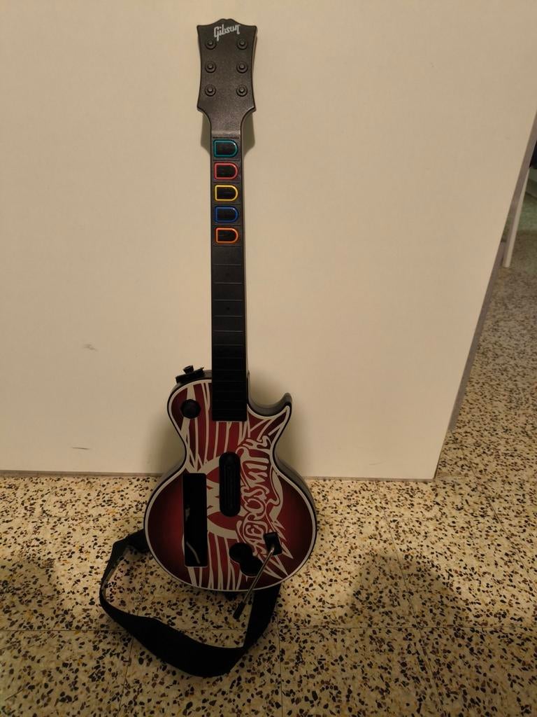 Guitar Hero Aerosmith voor Wii, Games en Spelcomputers, Games | Nintendo Wii, Ophalen, Zo goed als nieuw, Muziek