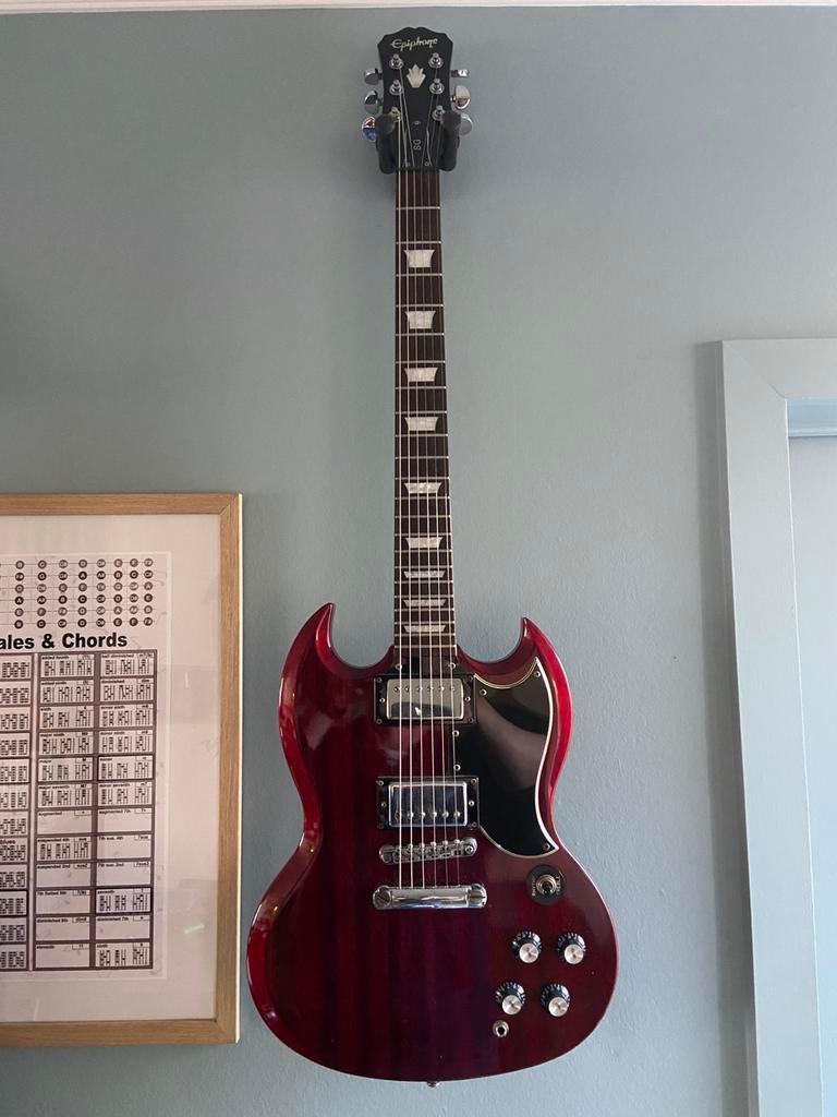Epiphone SG G-400 in topstaat (2005), Muziek en Instrumenten, Snaarinstrumenten | Gitaren | Elektrisch, Ophalen, Gebruikt, Solid body