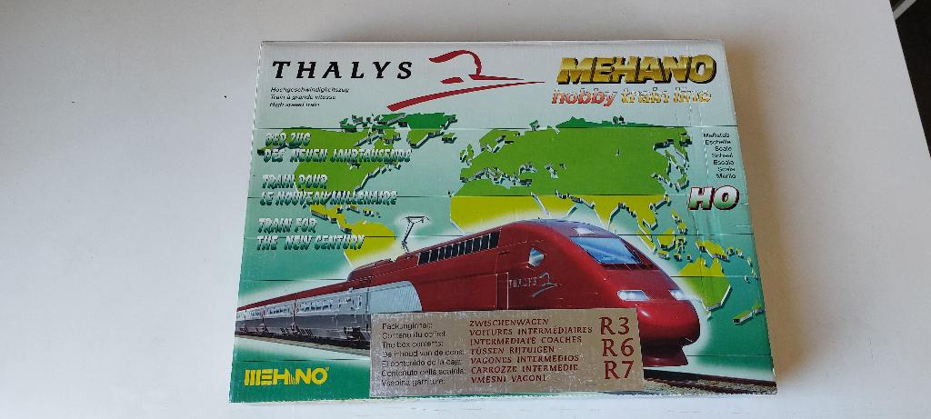 SNCB/NMBS MEHANO SET DE 3 VOITURES THALYS*HO*DC N 679, Hobby & Loisirs créatifs, Trains miniatures | HO, Neuf, Autres marques