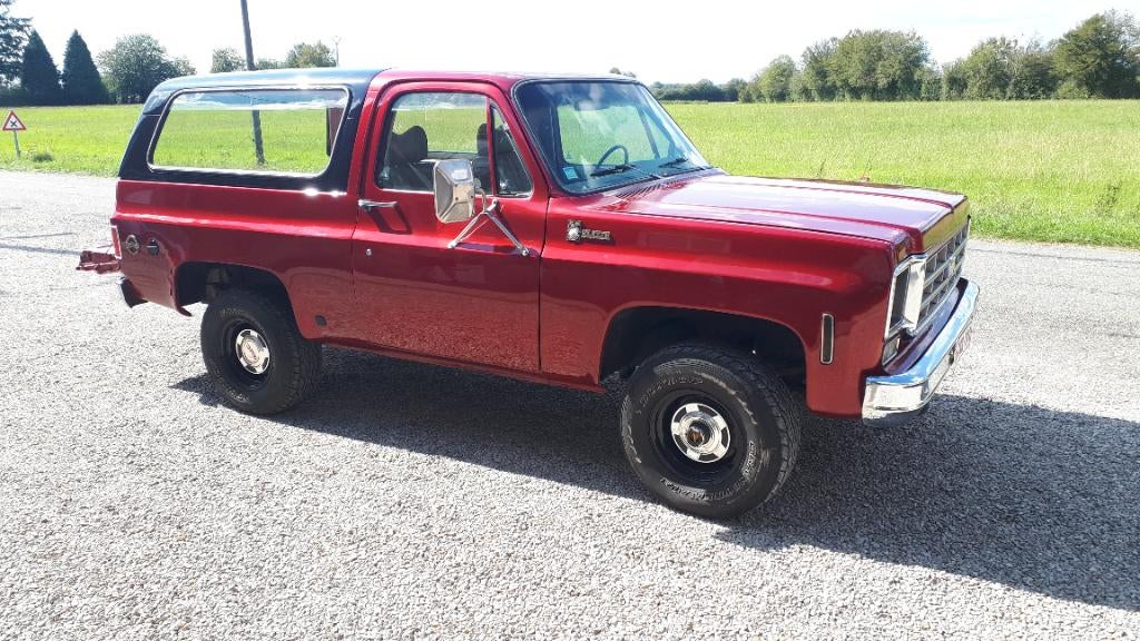 Belle Chevrolet Blazer K5 LPG, Autos, Chevrolet, Particulier, Blazer, 4x4, Air conditionné, Intérieur cuir, Peinture métallisée