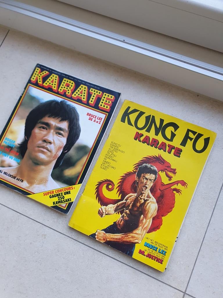 Album d'autocollants et magazine Bruce Lee 1976, Enlèvement ou Envoi, Autocollant