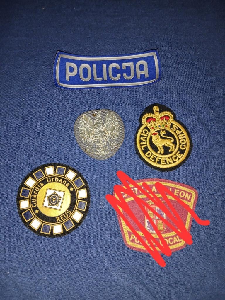 Lot ecusson police, Collections, Enlèvement ou Envoi