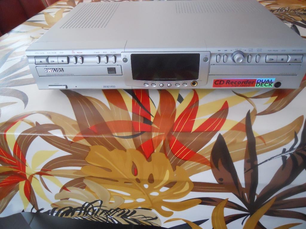 CD SPELER PHILLIPS CDR777, Audio, Tv en Foto, Cd-spelers, Ophalen, Zo goed als nieuw, Philips, Wisselaar