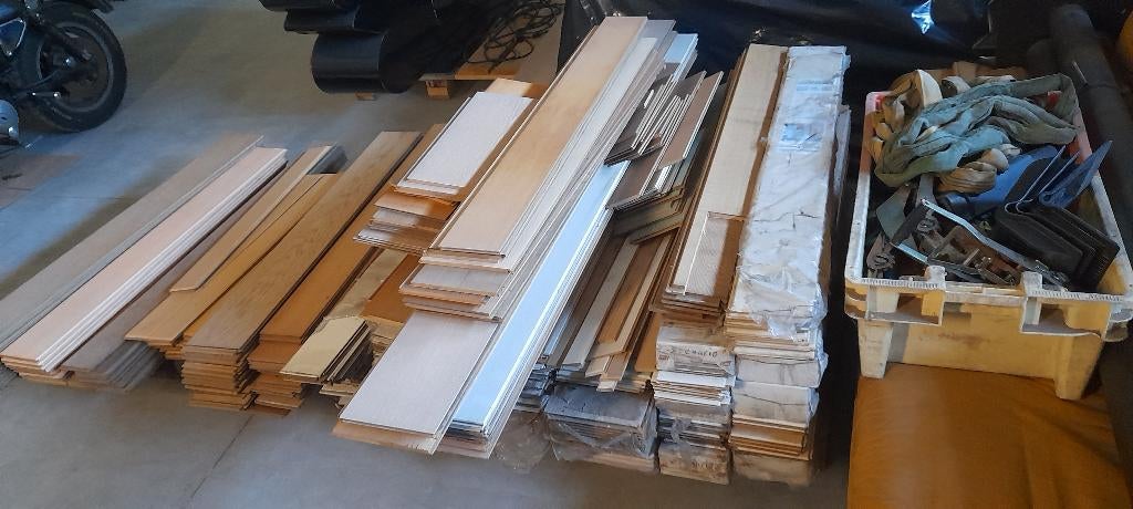 lot nieuw en gebruikte planchetten, Ophalen, Gebruikt, Overige materialen, Minder dan 20 mm