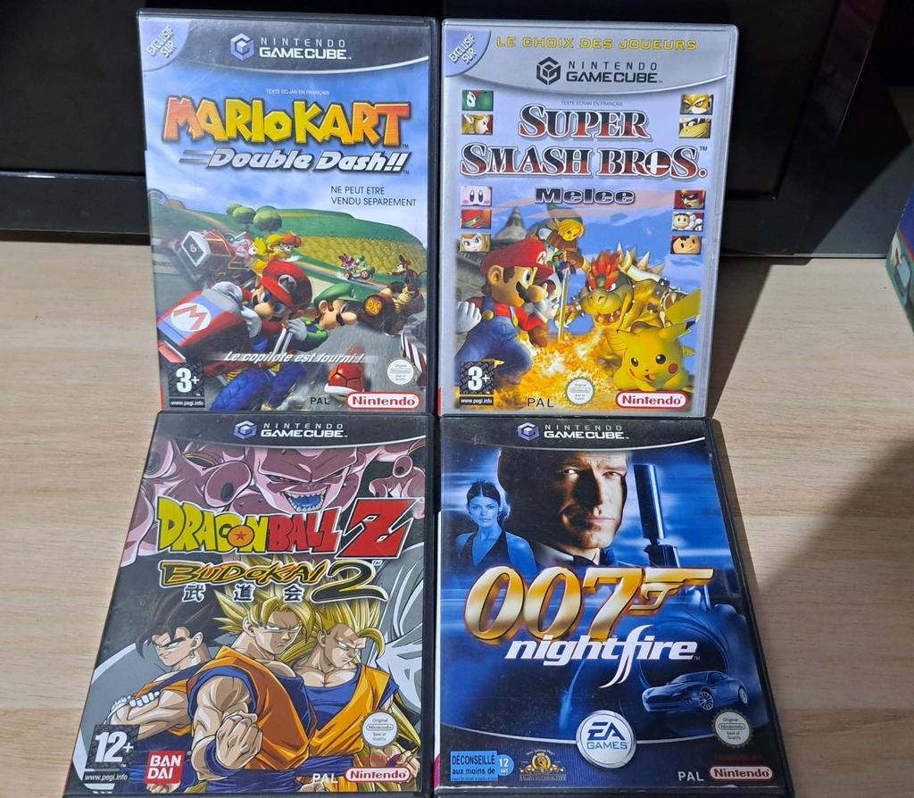 11 jeux nintendo gamecube mariokart smash bros dragon ball.., Consoles de jeu & Jeux vidéo, Enlèvement ou Envoi, Utilisé