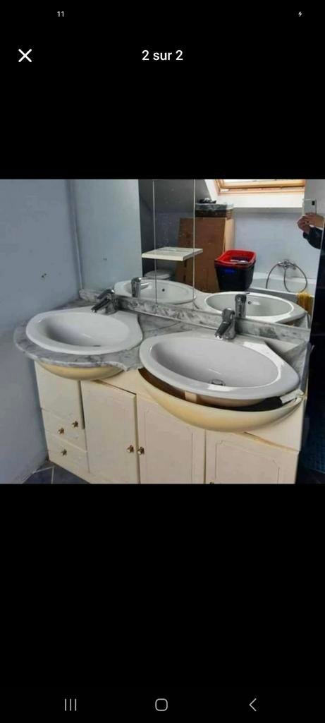 2 vasques en bon état à donner, Enlèvement