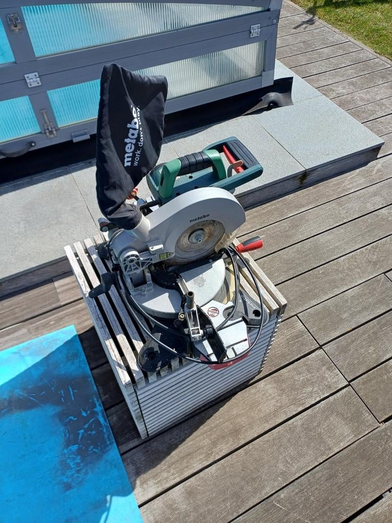 Metabo KS 216 M Afkortzaag - 1350W - 216 x 30mm - Quick hend, Doe-het-zelf en Bouw, Ophalen, Afkortzaag