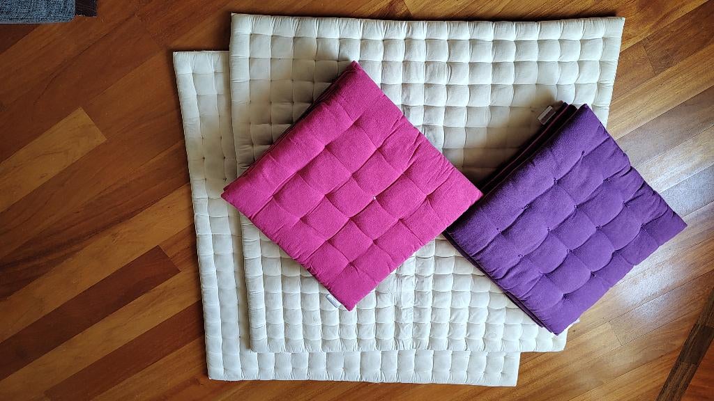 Meditatie kussens en (yoga) matten, Nepal en Bali handmade., Cd's en Dvd's, Cd's | Meditatie en Spiritualiteit, Ophalen of Verzenden